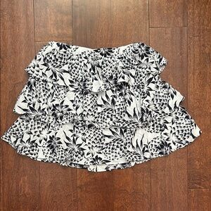 Crewcuts Girl’s Tiered Mini Skirt, 100% Gauzy Crinkled Cotton, Size 12